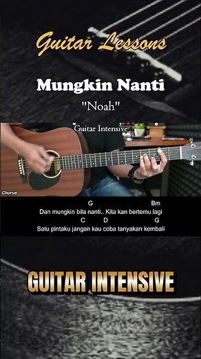 Mungkin Nanti - Noah (Peterpan) | Tutorial Chord Gitar Mudah dan Lirik #chordgitar