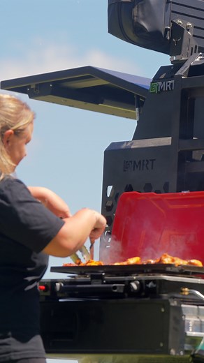 @rise_and_grill knows how to do it right. Good food, good views, and the MRT canopy setup that makes it all come together 🔥 Nothing better than cooking outdoors. | MRT
