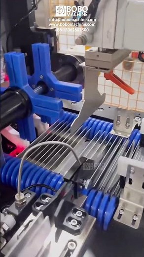 Aluminum Fin Making And Flat Tube Insert Assembly Machine For Radiator Manufacturing #machine