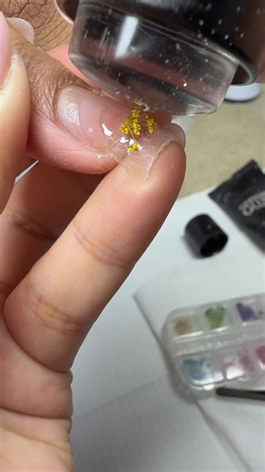 Bringing you another nail hack for these flower encapsulation 🌸 #nailhack #nailtech #fyp #nailtok #acrylicnails