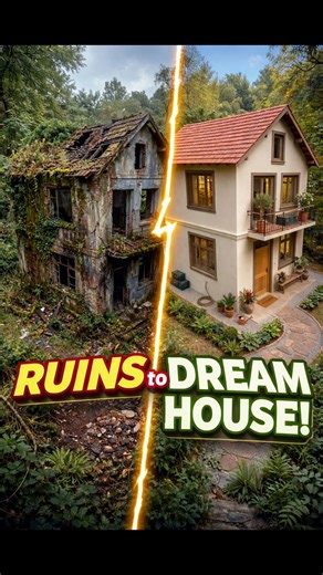 From Ruins to Dream Home | FULL Restoration #shorts #viralshorts