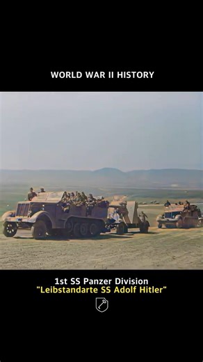 The 1st SS Panzer Division Leibstandarte SS Adolf Hitler, German Waffen-SS of World War II #ww2