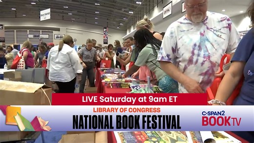 1K views · 17 reactions | On Saturday, starting at 9am ET Book TV will be LIVE from the National Book Festival with author talks, interviews, and call-ins. Watch it all on C-SPAN 2. https://www.c-span.org/bookTv/ | BookTV | Facebook