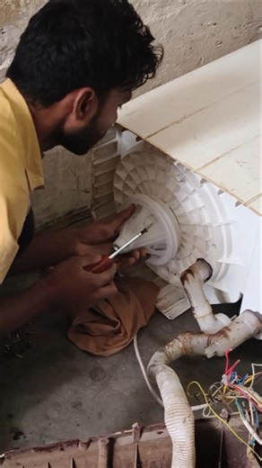 I Fixed a Washing Machine Gearbox Using Only a Dreme | washing machine Corrent problem solve