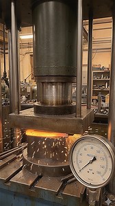 Hidraulik press machine #paku #hidrolik | S Railfans