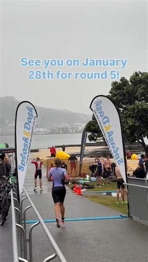 You've probably heard of Splash & Dash but what exactly is it? 👀 - A sociable swim from Freyberg Beach - An optional run along the waterfront - Epic spot prizes every week - A great community to support you all the way! Sound good? We'll see you down the beach 😎 #wellington #splashanddash #freybergbeach #triwellington #triathlon #aquathon #oceanswim | Splashanddash Series