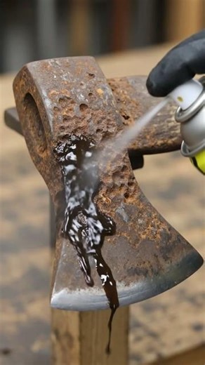 INSTANT RUST REMOVER 😱 #shorts #viralshorts #rust #asmr