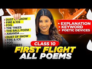All First Flight Poems in ONE Video in Detail🔥Class 10 English