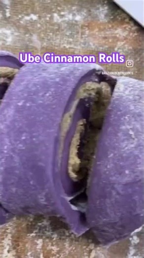 Ube Cinnamon Rolls