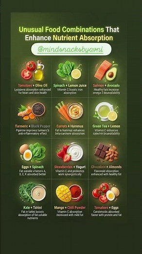 10 Food Combinations Your Body Will Thank You For #didyouknow #shortsfeed #shorts #usa #america #uk
