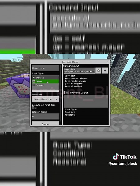 Hướng dẫn cách bắn khí độc trong Minecraft bằng command block