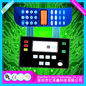 [Hot Item] 3m Adhesive Push Button Membrane Keypad Waterproof Membrane Switch with LED