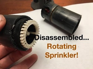 Rotating Sprinkler Disassembly