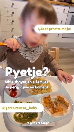 Gerta Veliu - Nutricioniste pediatrike | BLW | Picky Eater on Instagram: "Rubrika PYETJE&PËRGJIGJE Çdo të premte për USHQYERJEN E FËMIJVE! 🍽️ mbi Metodën BLW & vetëushqyerjen 🥦 Fëmijët nazeli (picky eaters) 👶 Si të filloni me ushqimet e ngurta 🥣 Balancimin e vakteve të përditshme 🤔 Çdo shqetësim që keni mbi ushqyerjen e vogëlushit tuaj 🍎Produktet ushqimore për fëmijë dhe këshilla mbi to 💬 Bëj pyetjen tënde në koment rani dhe merr këshillat e vlefshme që duhet të ndjekësh! Një mundësi që e