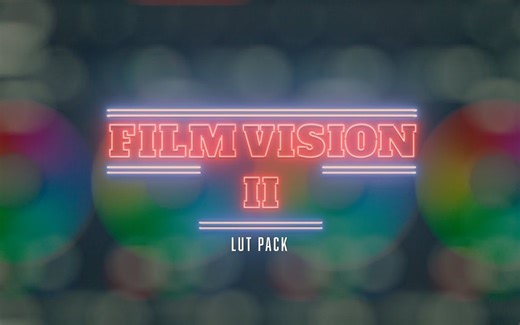 SERR FilmVision V2 LUT Pack 复古8mm/16mm/35mm胶片模拟仿真商业级颜色分级预设包（8463）
