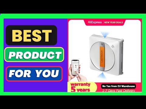 LIECTROUX YW710 Robot Window Vacuum Cleaner,Double