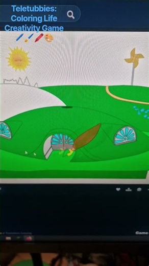 Teletubbies: Coloring and Creativity Game on CBeebies Website