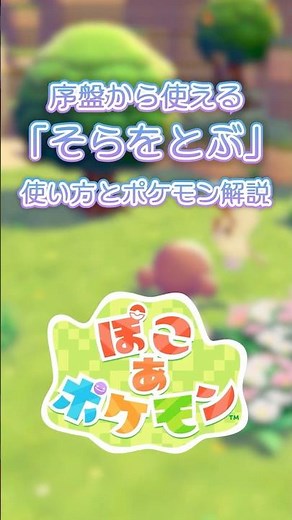 [Pokoa Pokemon] How to fly! Catch Pidgey from the beginning and fly away!