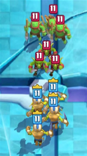GOBLIN GANG Vs HERO GOBLINS #clashroyale