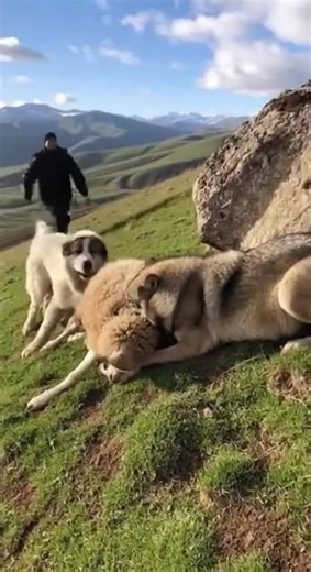 Wolf Attacks a Sheep in the Wild – Dramatic Rescue