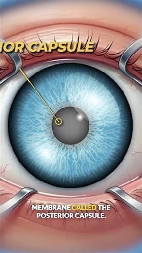 PCO: The Sneaky Problem After Cataract Surgery #medical #shorts