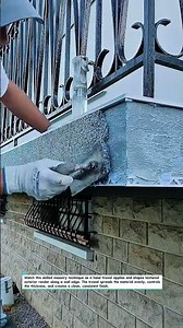 This Trowel Makes Exterior Render Edges Look Perfect #Masonry #Trowel #Construction Like a Pro Now!
