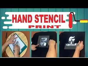 DIY Hand Cut Stencil Printing Guide