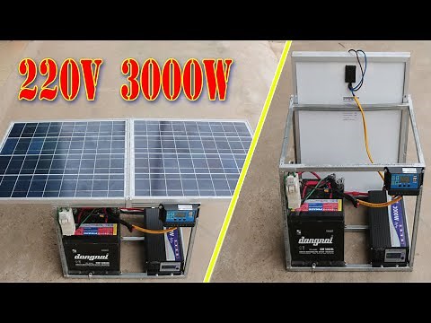 Construisez un générateur solaire bricolage gratuit de 3 kWh