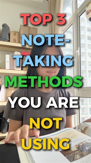 TOP 3 NOTE-TAKING METHODS that you are NOT USING #study #exam #students #shorts