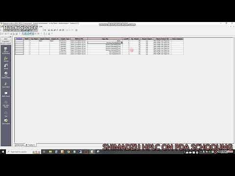 How to create a new batch table//shimadzu HPLC//labsolution software