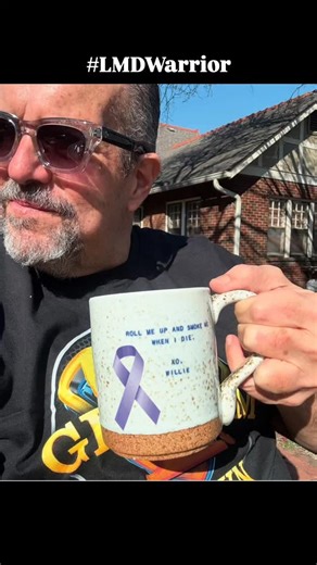 What does #leptomeningealdisease look like? What does #coloncancer look like? What does #livercancer look like? What does any #cancer look like? It looks like anyone you pass by sitting and having a cup of coffee, trying to enjoy every moment in life.... Just because you are a Grammy-winning, Multi-Platinum Recording Artist with millions of fans around the world.... doesn't mean you get a pass.... Cancer doesn't discriminate...... And in the case of #lmdcancer it is so rare that only the most sp