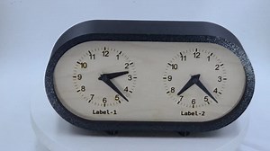 Personalized Two Time Zone Clock Custom Made World 2 Timezone Desktop Table, Minimalist Modern Desk Clock, Handmade Clock, Minimalist Design - Etsy