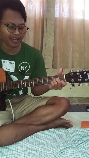 Metode membentuk chord gitar variasi (minor-major 7) #feedshort #tutorial #akustik