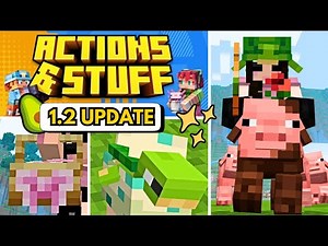 Actions & Stuff 1.2 Update is ADORABLE!! 🐷🥑