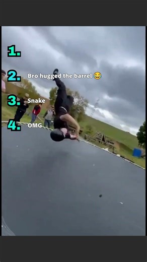 Ranking These Trampoline Disasters 😂 #funny #fails #shorts
