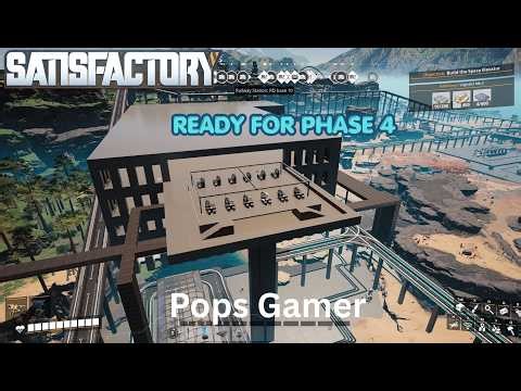 Satisfactory Rocky Desert Mega Depot Complete 🏭 Logistics & Phase 4 Prep