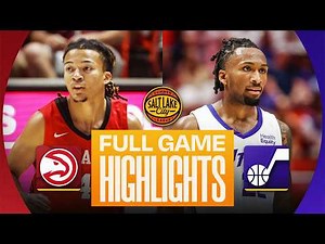 HAWKS vs JAZZ | SALT LAKE CITY SUMMER LEAGUE | FULL GAME HIGHLIGHTS | July 4, 2026