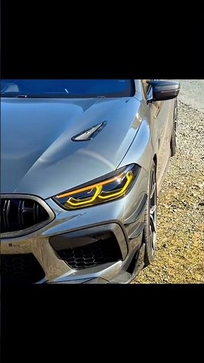 The Ultimate Luxury Beast: Silver BMW M8 Competition | Cinematic 4K