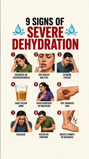 9 Signs Your Body Is Dangerously Dehydrated