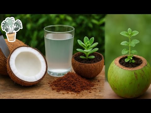 Coconut Gardening Tips: How to Cut, Drink, Plant & Make Coco Peat!