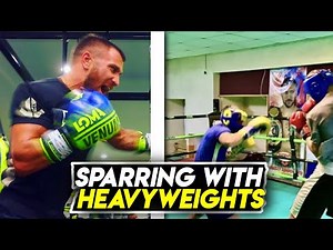 Sparring with HEAVYWEIGHTS ; VASILIY LOMACHENKO