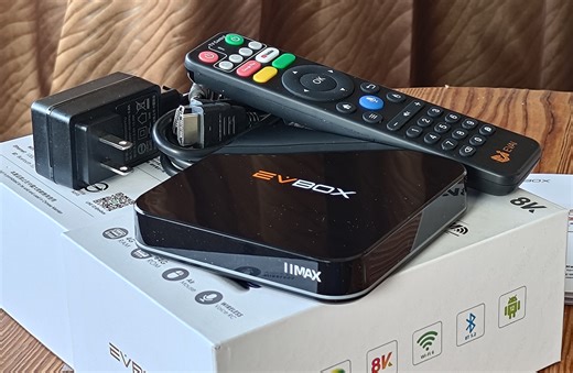 易播EVBOX 11 MAX/安卓12電視盒/4G RAM、64G ROM，2024年底上市