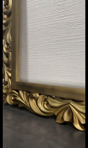 Carved Oak Frame Mirror: Large Victorian Gold Wall Mirror - Etsy