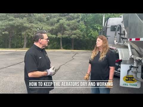Tips on how to keep the aerators on a Pneumatic trailer functioning properly