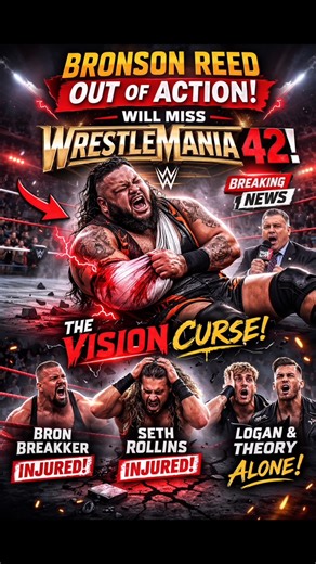 Bronson Reed Injury Update | The Vision Curse Continues #wwe