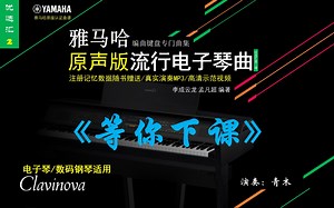 【数码钢琴/CVP-809】《雅马哈原声版流行电子琴曲》《等你下课》