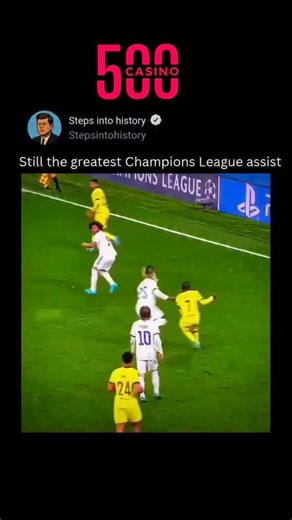 step into history on Instagram: "Luka Modric delivered a legendary assist for Rodrygo during the second leg of the 2021-22 UEFA Champions League quarter-final clash between Real Madrid and Chelsea, a moment widely hailed as one of the finest in the competition's history. With Real Madrid trailing 3-0 on the night and 4-3 on aggregate, Modric produced a moment of genius in the 80th minute. The 36-year-old Croatian midfielder, having received the ball from substitute Marcelo after a defensive inte