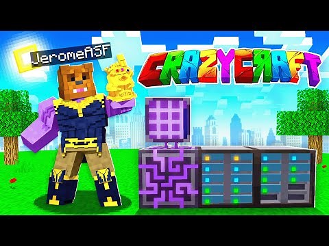 Creating UNLIMITED Storage In Minecraft Crazy Craft