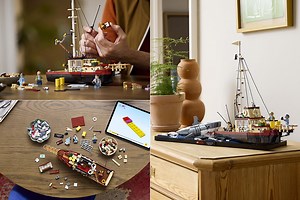 LEGO Ideas JAWS Set (21350) Recreates Famous Shark Attacking Orca Boat Scene