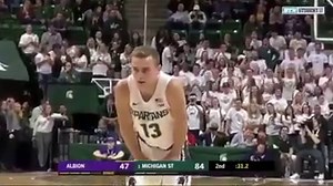 29K views · 345 reactions | Steven Izzo hit his first college free throw for Michigan State. Tom Izzo got emotional watching on the sideline. VIDEO: BTN | Brad Galli WXYZ | Facebook